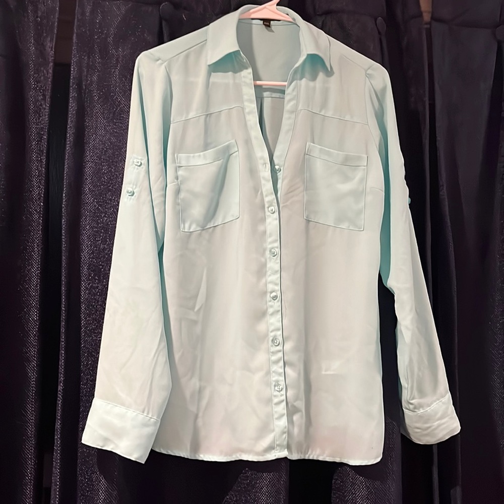 Womens express dress shirt size small
